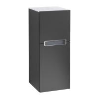 Тумба Villeroy & Boch Subway 2.0 354х370 мм A7151SFP серый глянцевый