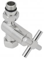 Вентиль прямой Сунержа крест 1/2"НР х 3/4"НГ 00-1409-1234 хром