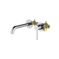 Смеситель для раковины Aquatek Европа настенный AQ1313CR хром