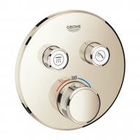 Термостат Grohe Grohtherm SmartControl (внешняя часть для 2 потребителей) 29 119 BE0 никель глянец