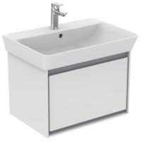 Тумба под раковину Ideal Standard Connect Air 580х409 мм E0847KN белый глянец/светло-серый матовый