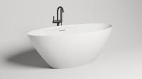 Ванна отдельностоящая Salini Diva S-Stone 178х85 см 102221M белый матовый