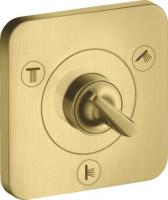 Запорный/переключающий вентиль Axor Citterio E Trio/Quattro (внешняя часть) 36772950 шлифованная медь