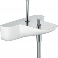 Смеситель для ванны Hansgrohe PuraVida 15472400 белый/хром