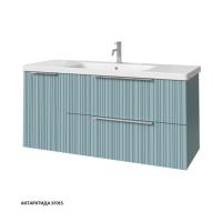 Тумба под раковину Caprigo Rain 120 1166х446 мм (2 ящика, 1 дверь) 36517L SF-015 антарктида