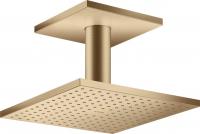 Верхний душ Axor ShowerSolutions 250 1jet с потолочным подсоединением 35308140 шлифованная бронза