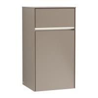 Боковой шкафчик Villeroy & Boch Collaro 404x748 мм петли слева, с подсветкой C032L0VG трюфель серый