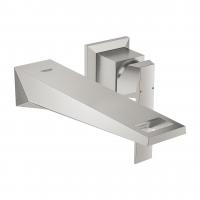 Смеситель для раковины Grohe Allure Brilliant M-Size настенный (внешняя часть) на 2 отверстия 19 783 DC0 суперсталь
