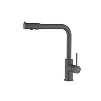 Смеситель для кухни Aquatek Европа с подключением к фильтру AQ1386MB чёрный матовый