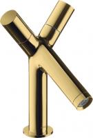 Смеситель для раковины Axor Starck 80 ComfortZone 10030990 полированное золото