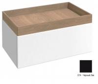 Дополнительный модуль Jacob Delafon Terrace 800х480 мм EB1743-274 чёрный глянцевый