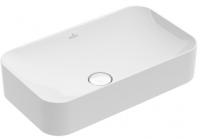 Раковина накладная Villeroy & Boch Finion 600х350 мм CeramicPlus 414361R1 альпийский белый
