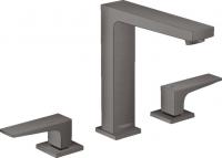 Смеситель для раковины Hansgrohe Metropol 160 ComfortZone на 3 отверстия 32515340 шлифованный чёрный хром