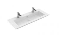 Раковина Villeroy & Boch Legato (под 2 смесителя) 1200х500 мм 4153C101 альпийский белый
