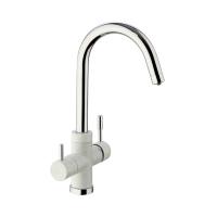 Смеситель для кухни Paini Cox под фильтр 7890643CR3V11L2KM белый/хром