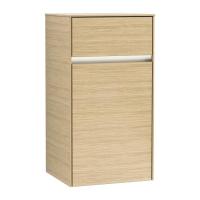 Боковой шкафчик Villeroy & Boch Collaro 404x748 мм петли слева, с подсветкой C032L0VJ северный дуб