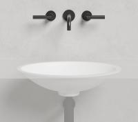 Раковина встраиваемая снизу Salini Marea 11 550x400 мм S-Stone 1802211M белый матовый