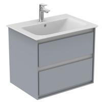Тумба под раковину Ideal Standard Connect Air 600x440 мм E0818EQ светло-серый глянец/белый матовый