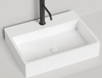 Раковина накладная Salini Ottavia 595x445 мм S-Stone 1103201M белый матовый