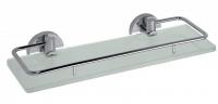 Полка для душа Bemeta Omega 300 мм с ограничителем 104102202 хром