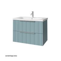 Тумба под раковину Caprigo Rain 80 770х446 мм (2 ящика) 36512 SF-015 антарктида