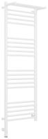 Полотенцесушитель электрический Сунержа Богема 3.0 с полкой 1200х400 мм левый 30-5806-1240 матовый белый