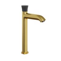 Смеситель для раковины Paini Domus высокий 18PJ205PZLL(GJAPI )матовое золото