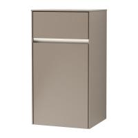 Боковой шкафчик Villeroy & Boch Collaro 404x748 мм петли справа, с подсветкой C032L1VG трюфель серый