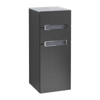 Тумба Villeroy & Boch Subway 2.0 354х370 мм A7121RFP серый глянцевый