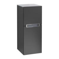 Тумба Villeroy & Boch Subway 2.0 354х370 мм A7151RFP серый глянцевый