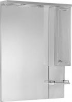 Зеркальный шкаф Aqwella Барселона 700х1080 мм с подсветкой Ba.02.07 белый