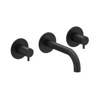 Смеситель для ванны Ravak Espirit ES 021.20BLM.O1 настенный X070277 матовый чёрный