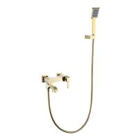 Смеситель для ванны Caprigo Diamante с душевым комплектом 50-010-ORO золото
