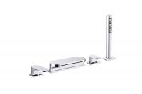 Смеситель для ванны Ravak Chrome CR 025.00 на 4 отверстия X070073 хром