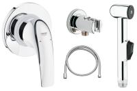 Комплект гигиенического душа Grohe BauCurve 123072 хром