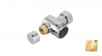 Вентиль угловой под шестигранник Сунержа 1" НР- 3/4" НГ 03-1300-0134 золото