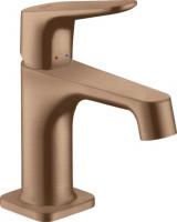 Смеситель для раковины Axor Citterio M 70 ComfortZone 34016310 шлифованное красное золото