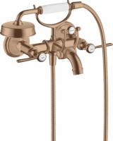 Смеситель для ванны Axor Montreux 16551310 шлифованное красное золото