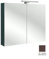 Зеркальный шкаф Jacob Delafon 800х650х143 мм EB1364-N23 ледяной коричневый глянцевый