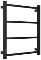 Полотенцесушитель электрический Стилье Формат 26 600х500 мм левый 31527-6050 матовый чёрный