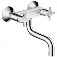 Смеситель для кухни Hansgrohe Logis Classic двуручный настенный 71287000 хром