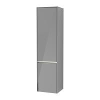 Пенал Villeroy & Boch Collaro 404х349х1538 мм петли справа, с подсветкой C033L1FP серый глянцевый