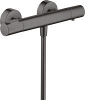 Термостат для душа Axor Citterio M 34635340 шлифованный чёрный хром