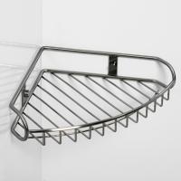 Полка для душа угловая WasserKraft Ammer 120x120 мм K-1511 никель