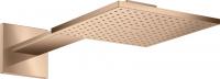 Верхний душ Axor ShowerSolutions 250 1jet с держателем 35306300 полированное красное золото