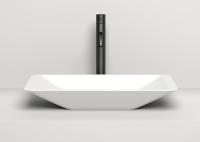 Раковина накладная Salini Callista 03 570x335 мм S-Stone 1101207SM белый матовый