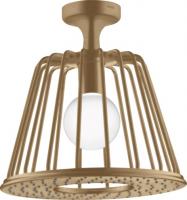 Верхний душ Axor LampShower/Nendo 275 1jet с потолочным подсоединением 26032140 шлифованная бронза