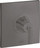 Термостат Axor Citterio HighFlow (внешняя часть) 39711340 шлифованный чёрный хром