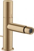 Смеситель для биде Axor Uno 45200140 шлифованная бронза