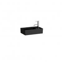 Раковина Laufen Kartell 460х280 мм правая 8153340201111 чёрный глянцевый